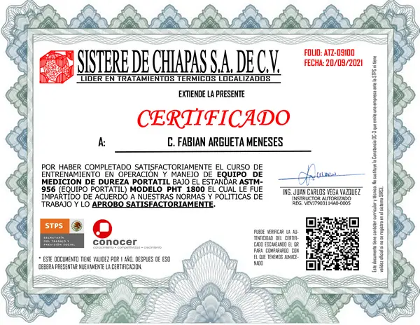 Certificado